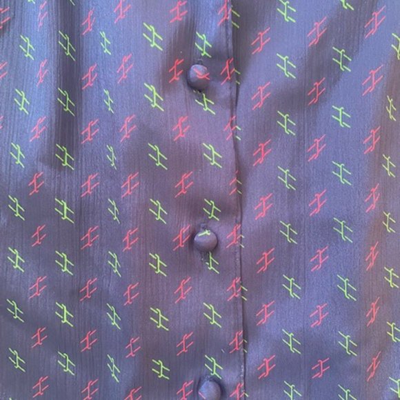 Vintage Halstons IV Button Up Blouse - Picture 5 of 6